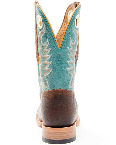 Image #5 - Cody James Men's Union Ocean Western Boots - Broad Square Toe, Green, hi-res