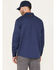 Image #4 - Hawx Men's Twill Western Snap Work Shirt, Dark Blue, hi-res