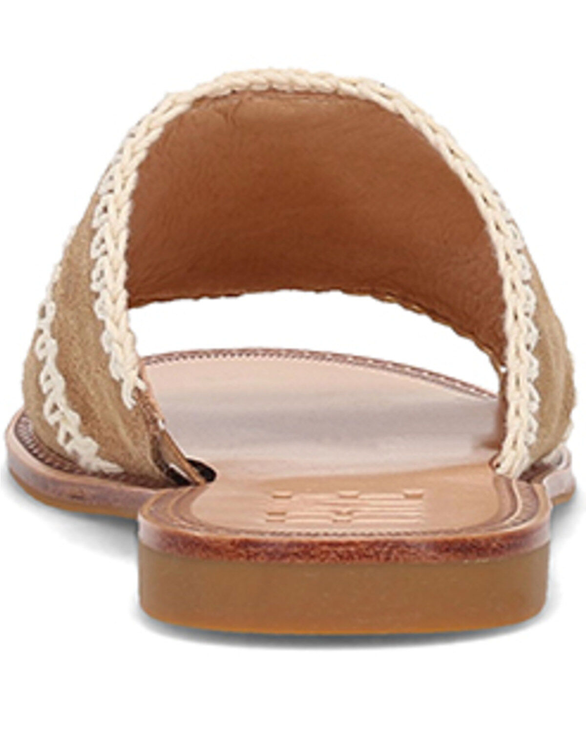 Image #5 - Frye Women's Ava Crochet Slide Sandals, Brown, hi-res