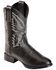 Image #1 - Old West Boys' Ultra Flex Black Cowboy Boots, , hi-res