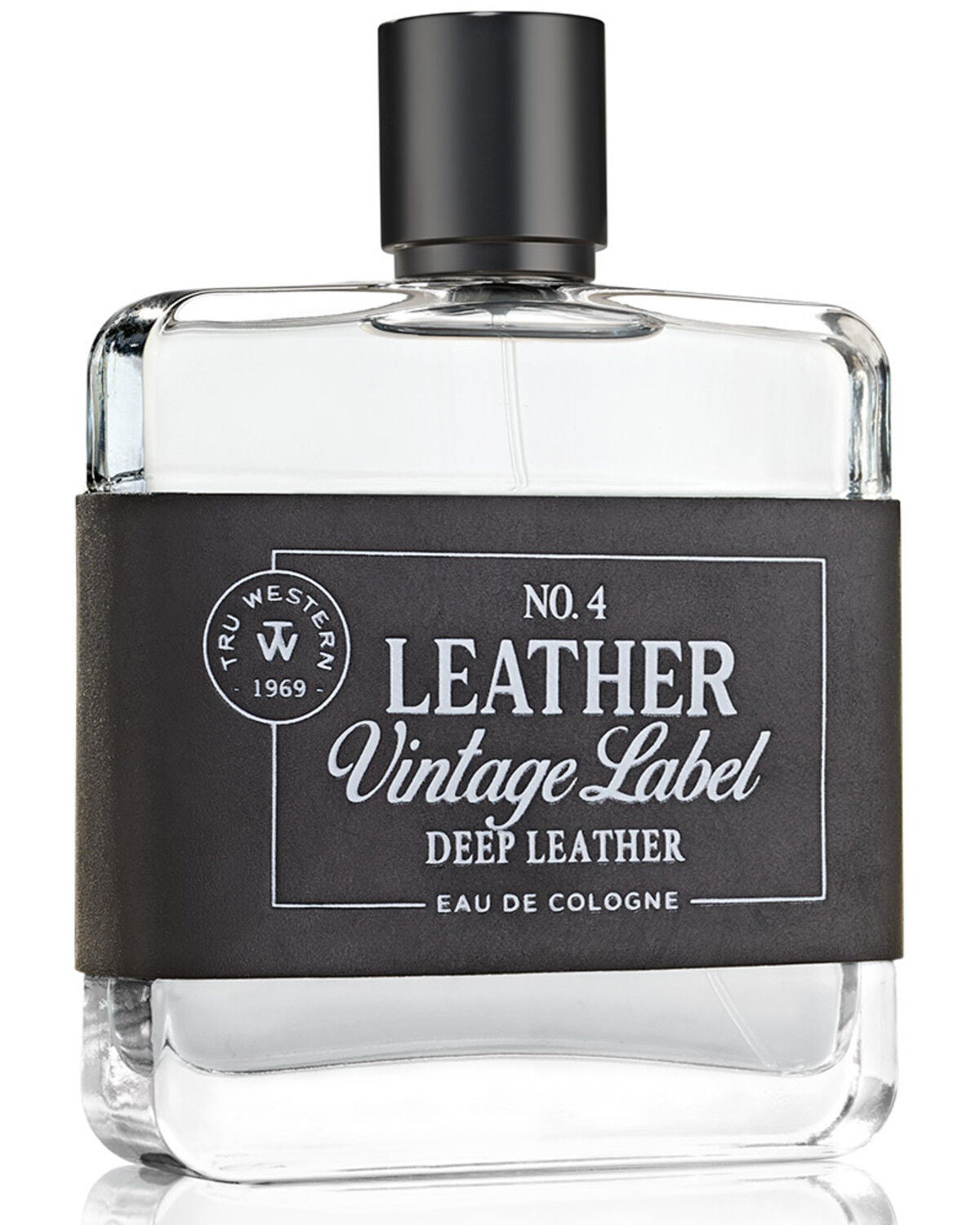Image #3 - Tru Fragrances Men's No. 4 Leather Vintage Label Deep Leather Eau de Cologne, No Color, hi-res