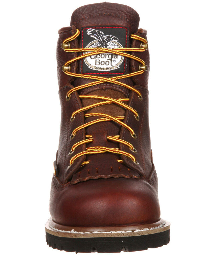 Georgia Boot Men S Waterproof Lace To Toe Work Boots Soft Round Toe Boot Barn