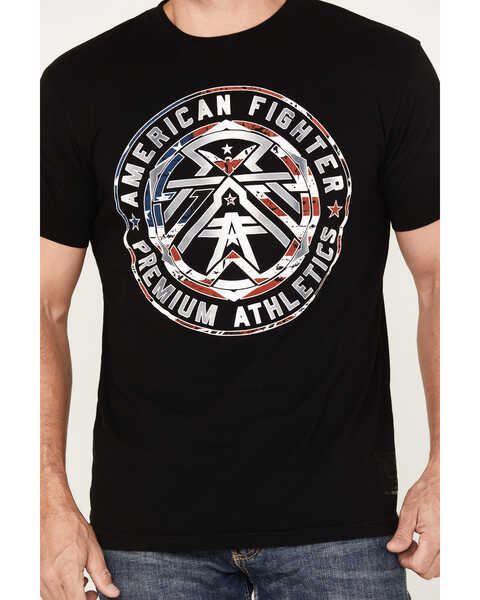 American Fighter Men's Gracemont USA Short Sleeve Graphic T-Shirt, Black, hi-res