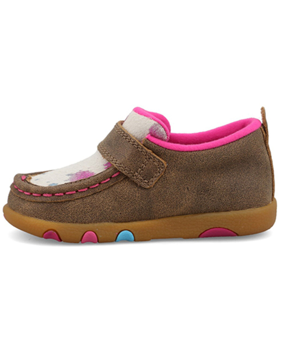Image #3 - Twisted X Infant Girls' Driving Mocs, Multi, hi-res