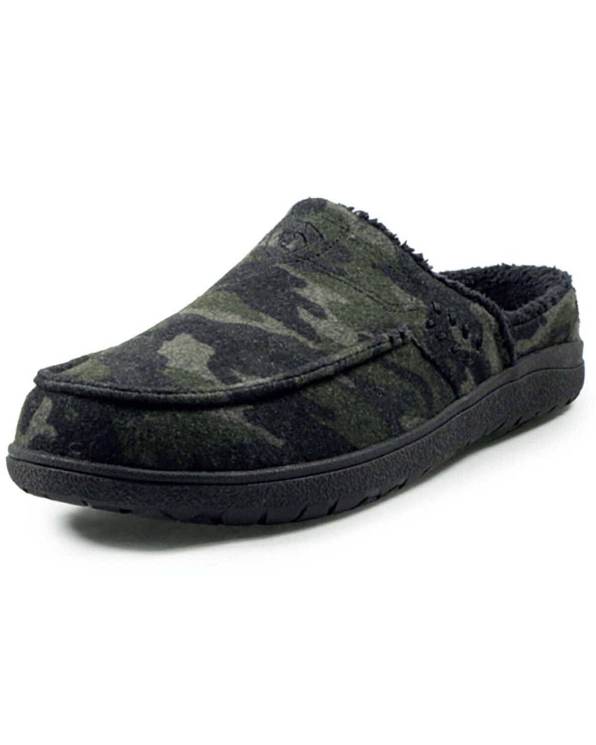 Ariat Men's Restful Comfort Camo Slide Slippers, Camouflage, hi-res