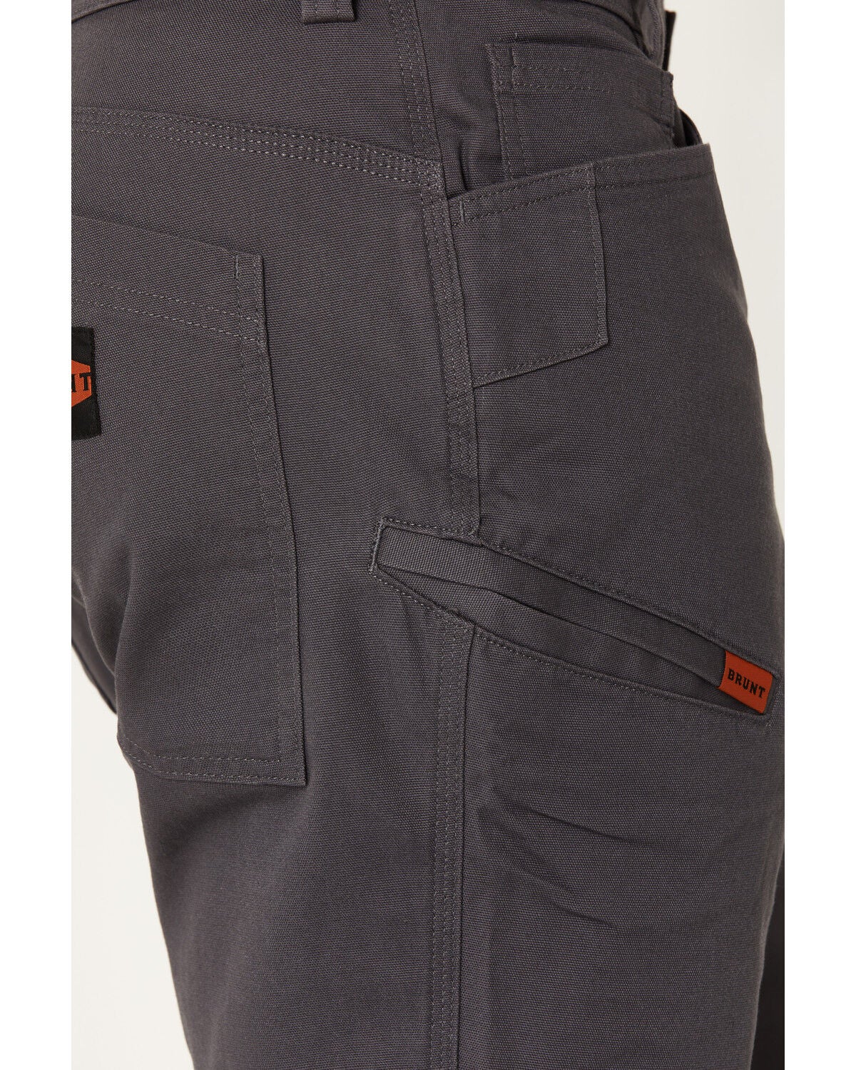 Image #4 - Brunt Workwear Men's Torra Water Resistant Articulated Knee Stretch Work Pants, Charcoal, hi-res