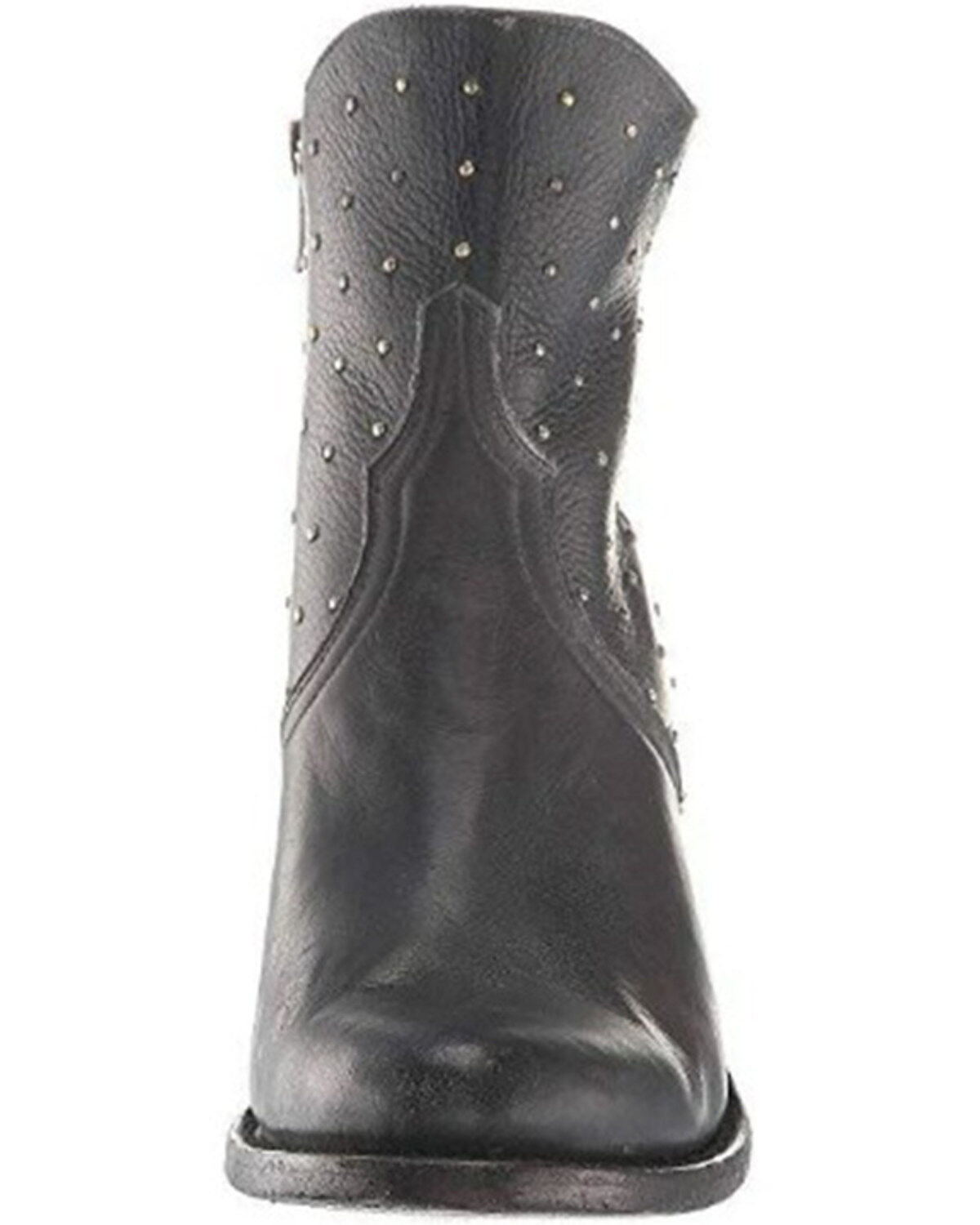 Image #3 - Lucchese Women's Harley Black Fashion Booties - Round Toe, , hi-res