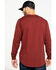 Image #2 - Hawx Men's Red Pocket Long Sleeve Work T-Shirt, , hi-res