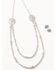 Image #1 - Shyanne Women's Shiloh Ridge Layered Jewelry Set - 2 Piece, Silver, hi-res