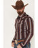 Moonshine Spirit Men's The Vault Long Sleeve Snap Western Shirt, Burgundy, hi-res