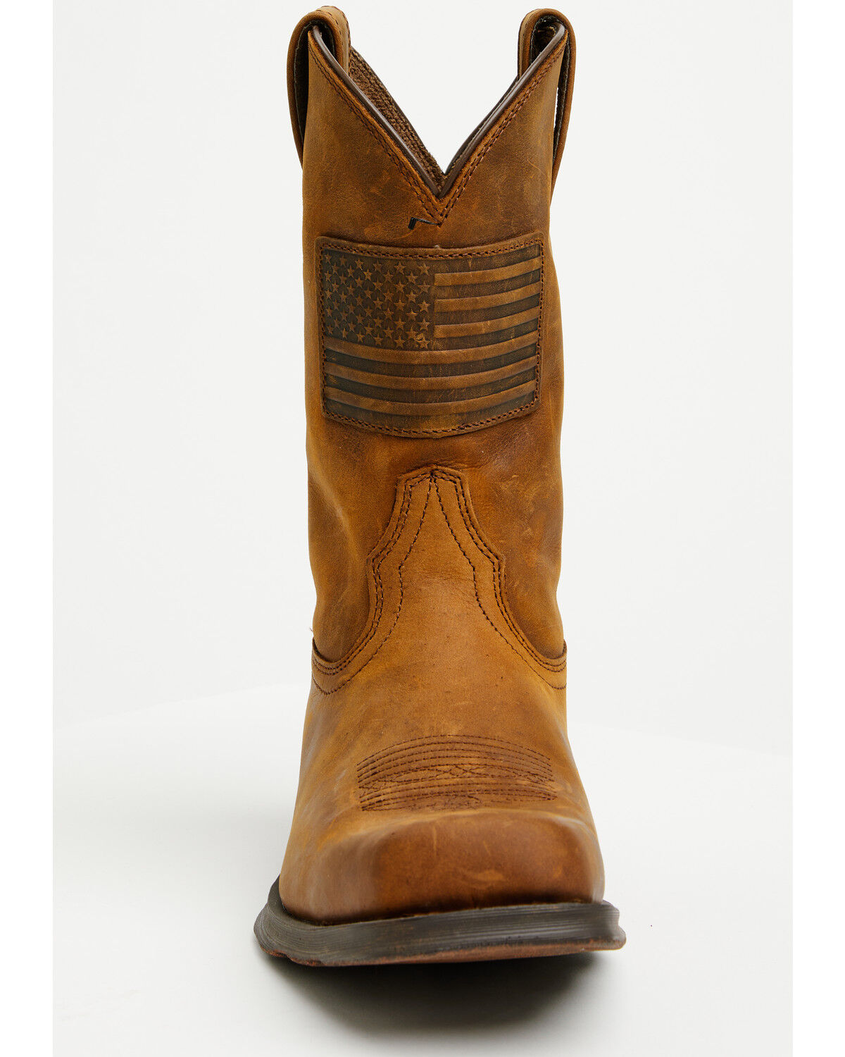 Ariat Men’s Rambler Patriot Distressed Western Performance Boots – Square Toe