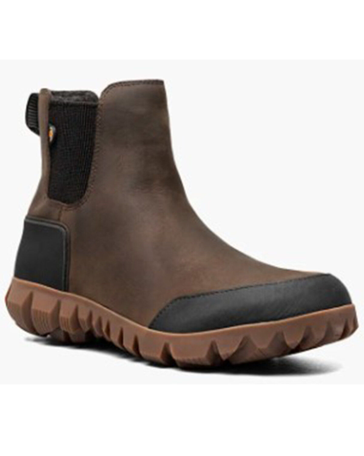 Image #1 - Bogs Men's Arcata Urban Chelsea Work Boots - Round Toe, Chocolate, hi-res
