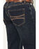 Image #4 - Hooey by Rock Men's Dark Wash Double Barrel Stackable Bootcut Denim Jeans, Dark Wash, hi-res