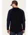Cody James Men's FR Blocked Baseball Long Sleeve Work Shirt, Navy, hi-res