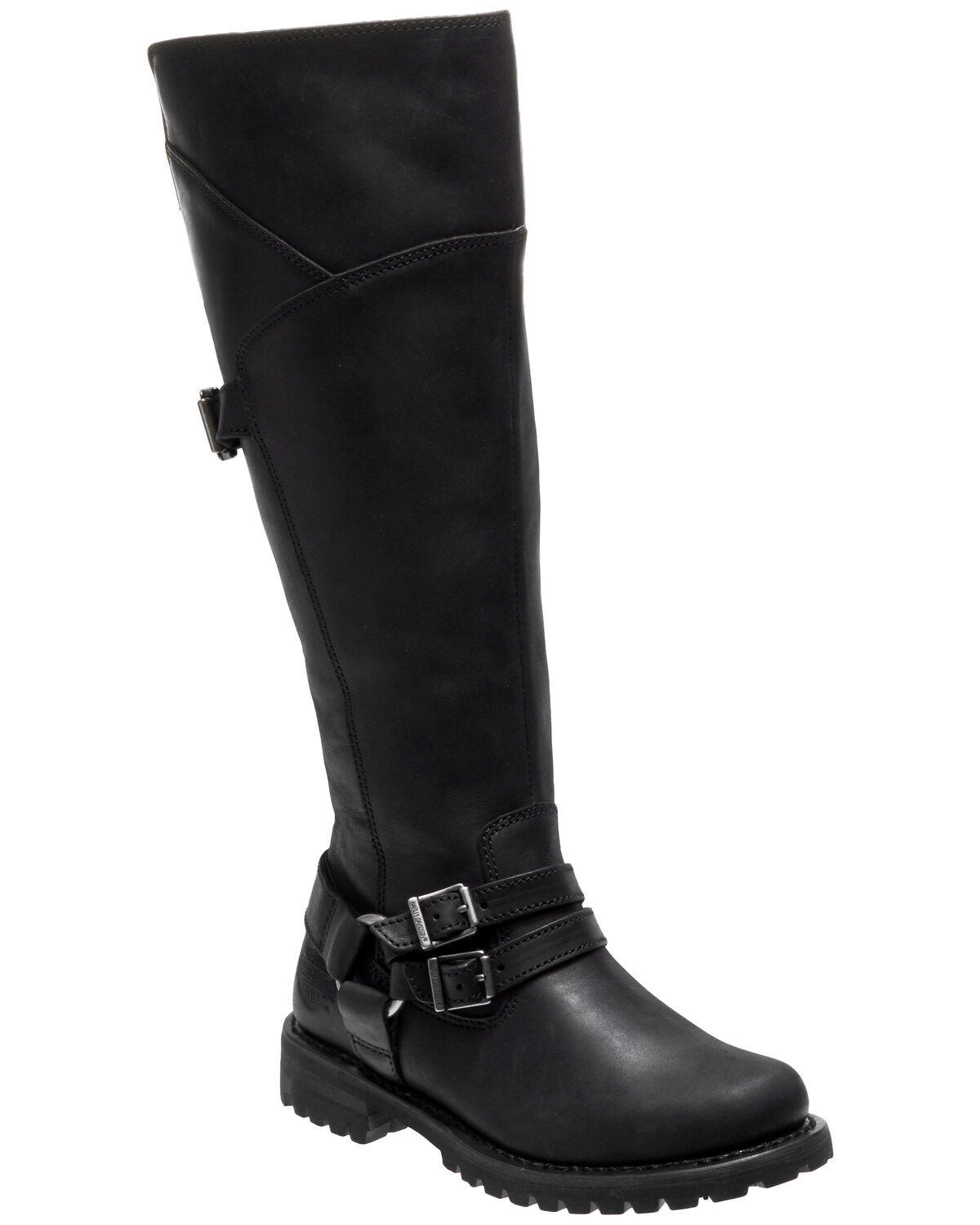 Image #1 - Harley Davidson Women's Lomita Moto Boots - Round Toe, , hi-res