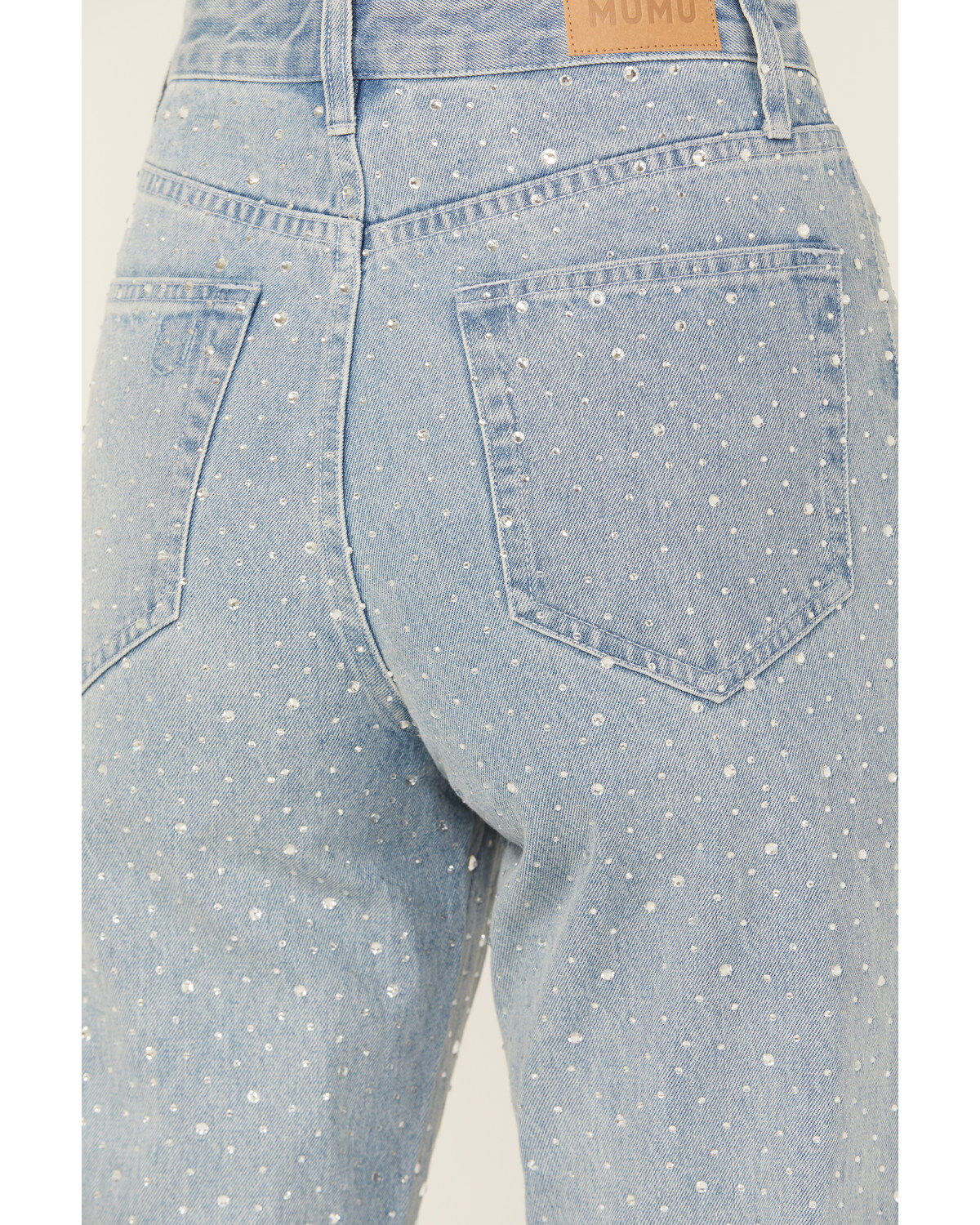 Image #4 - Show Me Your Mumu Women's Light Wash Icon Straight Jeans, Light Wash, hi-res
