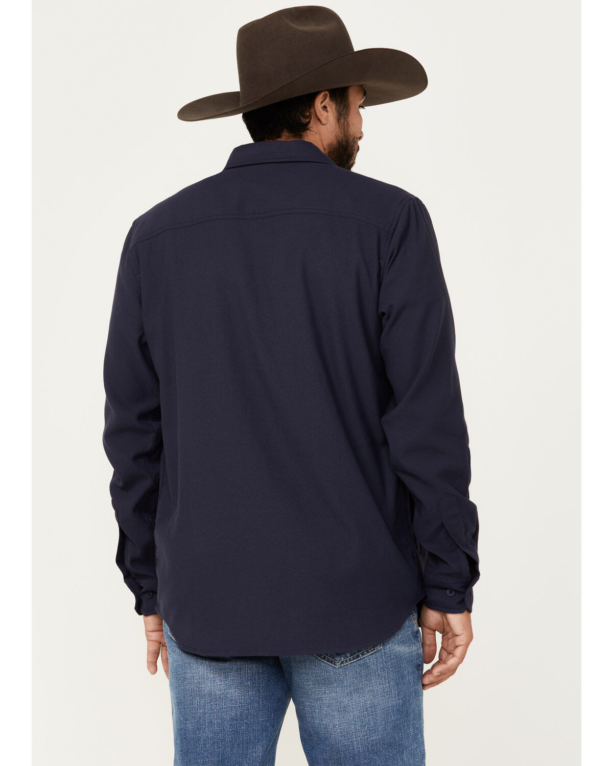 Image #4 - Kimes Ranch Men's Hart Long Sleeve Button-Down Shacket, Navy, hi-res