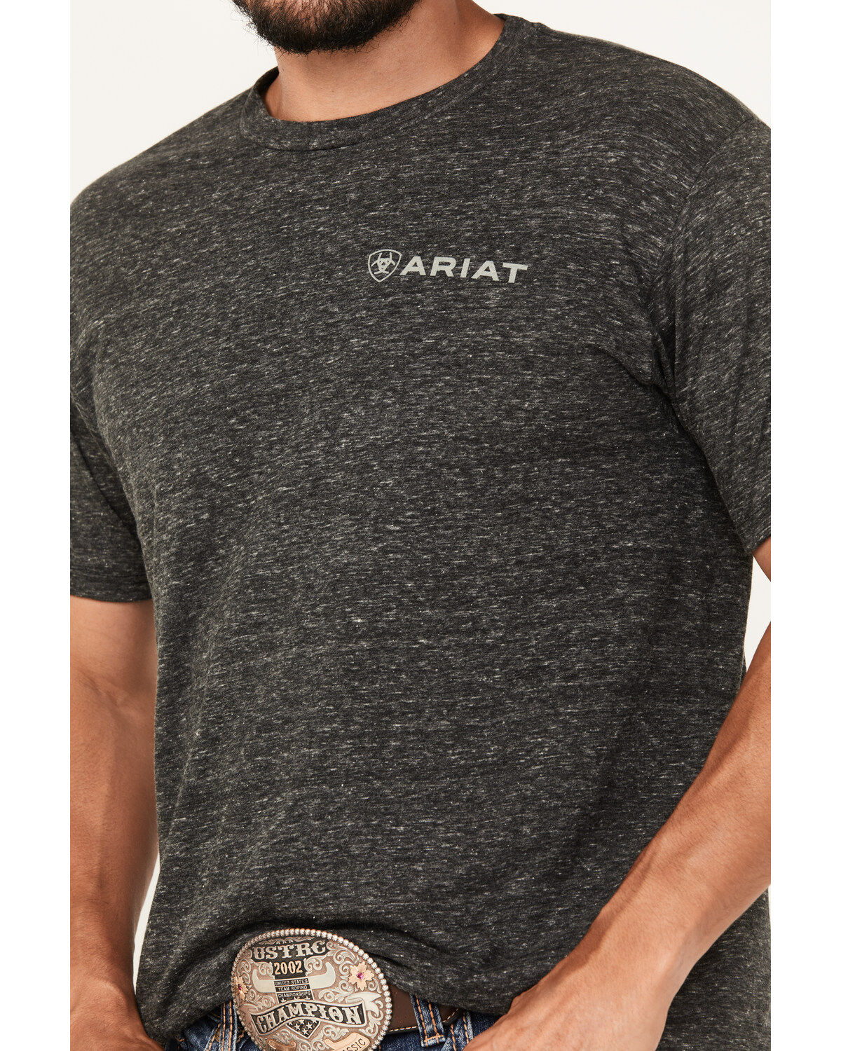 Image #3 - Ariat Men's Camo Ring Short Sleeve Graphic T-Shirt, , hi-res