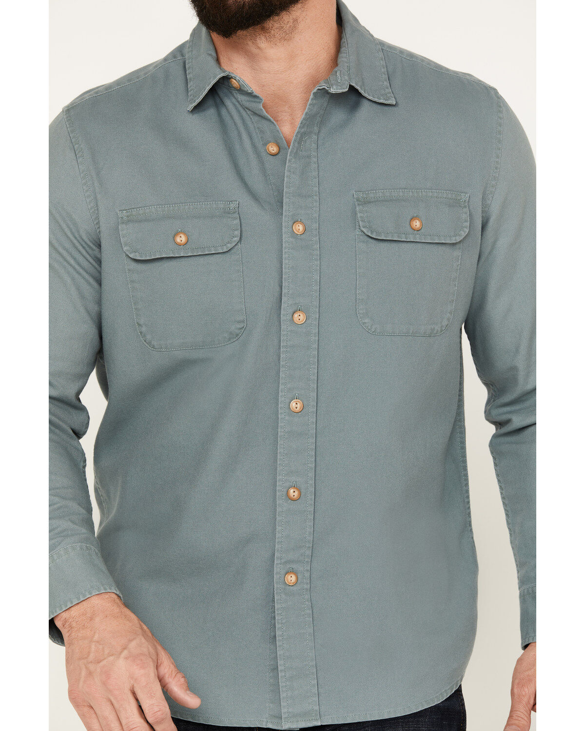 Product Name:  Pendleton Men's Beach Shack Solid Long Sleeve Button-Down Western Shirt