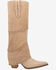 Image #2 - Dingo Women's Texani Studded Tall Western Boots - Snip Toe, Sand, hi-res
