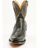 Image #4 - Lucchese Women's Cactus Western Booties - Snip Toe, Black, hi-res
