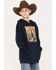 Image #2 - Cody James Boys' West Hooded Sweatshirt , Navy, hi-res