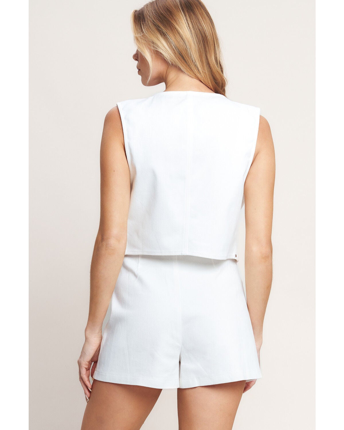 Image #3 - Flying Tomato Women's All Eyes on You Woven Mini Skort, White, hi-res