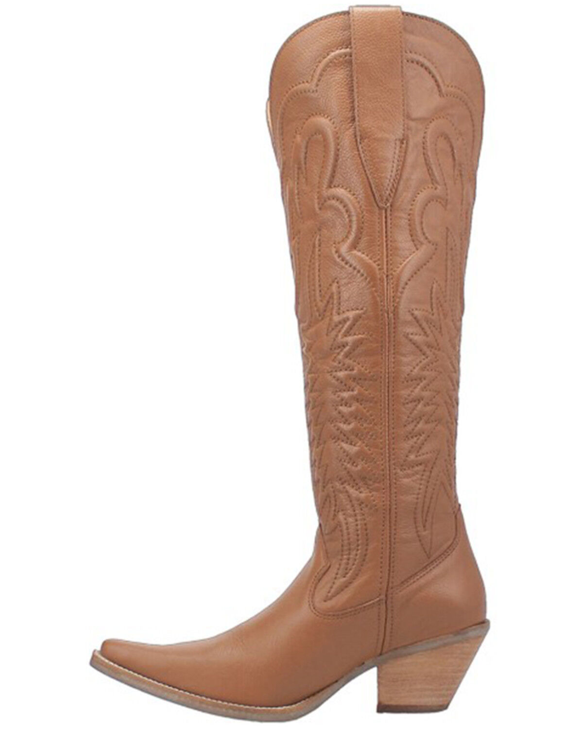 Image #3 - Dingo Women's Raisin Kane Tall Western Boots - Snip Toe, Brown, hi-res