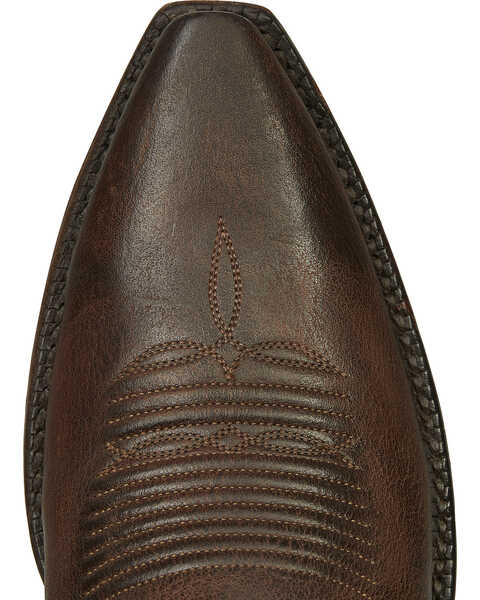 Image #5 - Lucchese Handmade Brown Danielle Goatskin Tall Cowgirl Boots - Snip Toe , , hi-res
