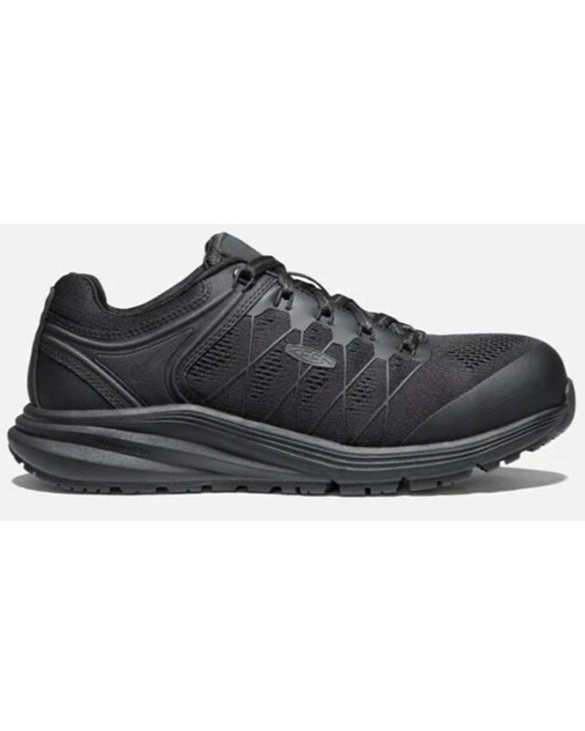 Keen Women's Black Vista Energy Work Shoes - Carbon Toe, Black, hi-res