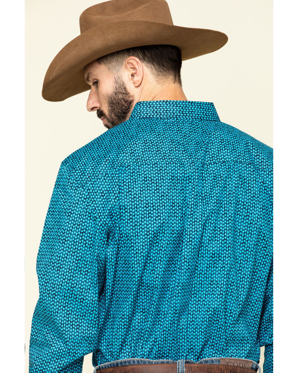 Image #5 - Cody James Core Men's Smokeshow Geo Print Long Sleeve Western Shirt, , hi-res