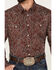 Image #3 - Cody James Men's Conquistador Paisley Print Long Sleeve Snap Western Shirt, , hi-res