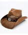 Image #1 - Shyanne Girls' Shane Raffia Straw Western Hat, Brown, hi-res