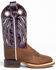 Image #2 - Shyanne Girls' Full-Grain Leather Western Boots - Square Toe, , hi-res