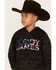 Cody James Boys' Flag Logo Camo Hooded Sweatshirt, Black, hi-res