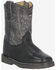 Image #1 - Smoky Mountain Infant Kids' Autry Western Boots - Broad Square Toe, Black, hi-res
