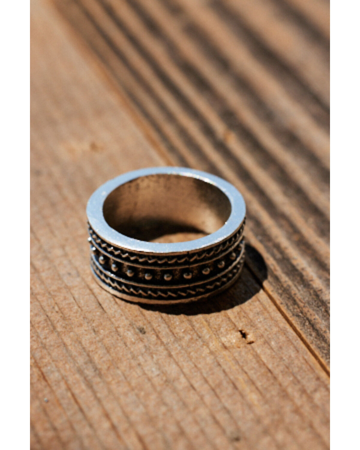 Image #2 - Shyanne Women's Cross Ring Set - 3 Piece, Silver, hi-res