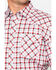 Image #3 - Wrangler 20X Men's Plaid Print Competition Comfort Short Sleeve Western Shirt, Black/red, hi-res