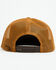 Image #3 - Lazy J Ranch Wear Men's Hard Day Ball Cap, Brown, hi-res