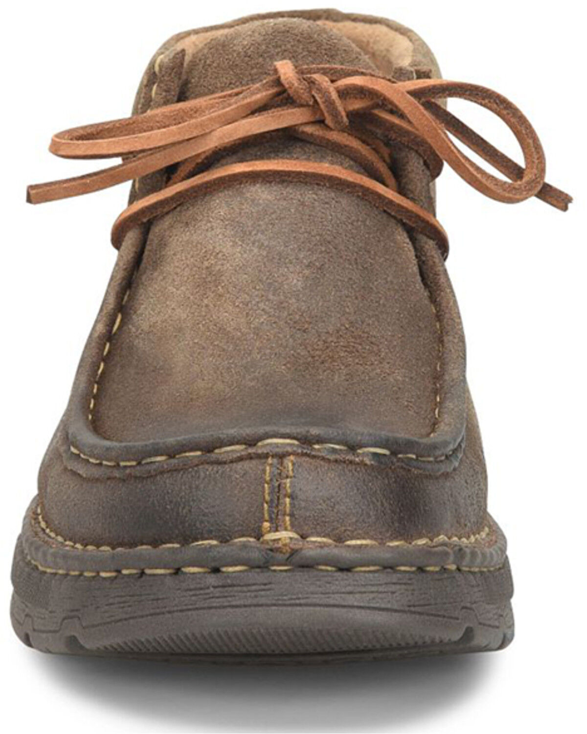 Image #4 - Born Men's Ethan Casual Chukka Shoes - Moc Toe, Taupe, hi-res