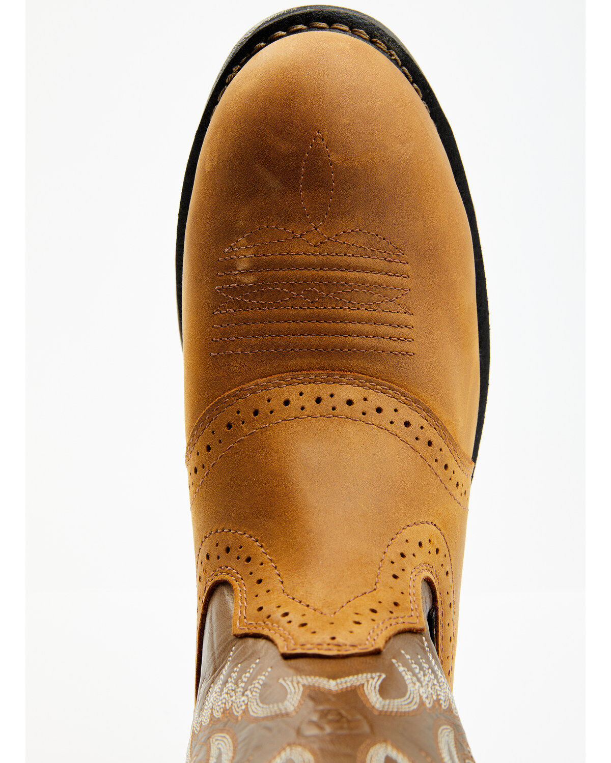 Image #6 - Ariat WorkHog® Western Work Boots - Composite Toe, Bark, hi-res