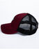 Image #2 - Moonshine Spirit Men's Burgundy Embroidered Logo Mesh Ball Cap, Burgundy, hi-res