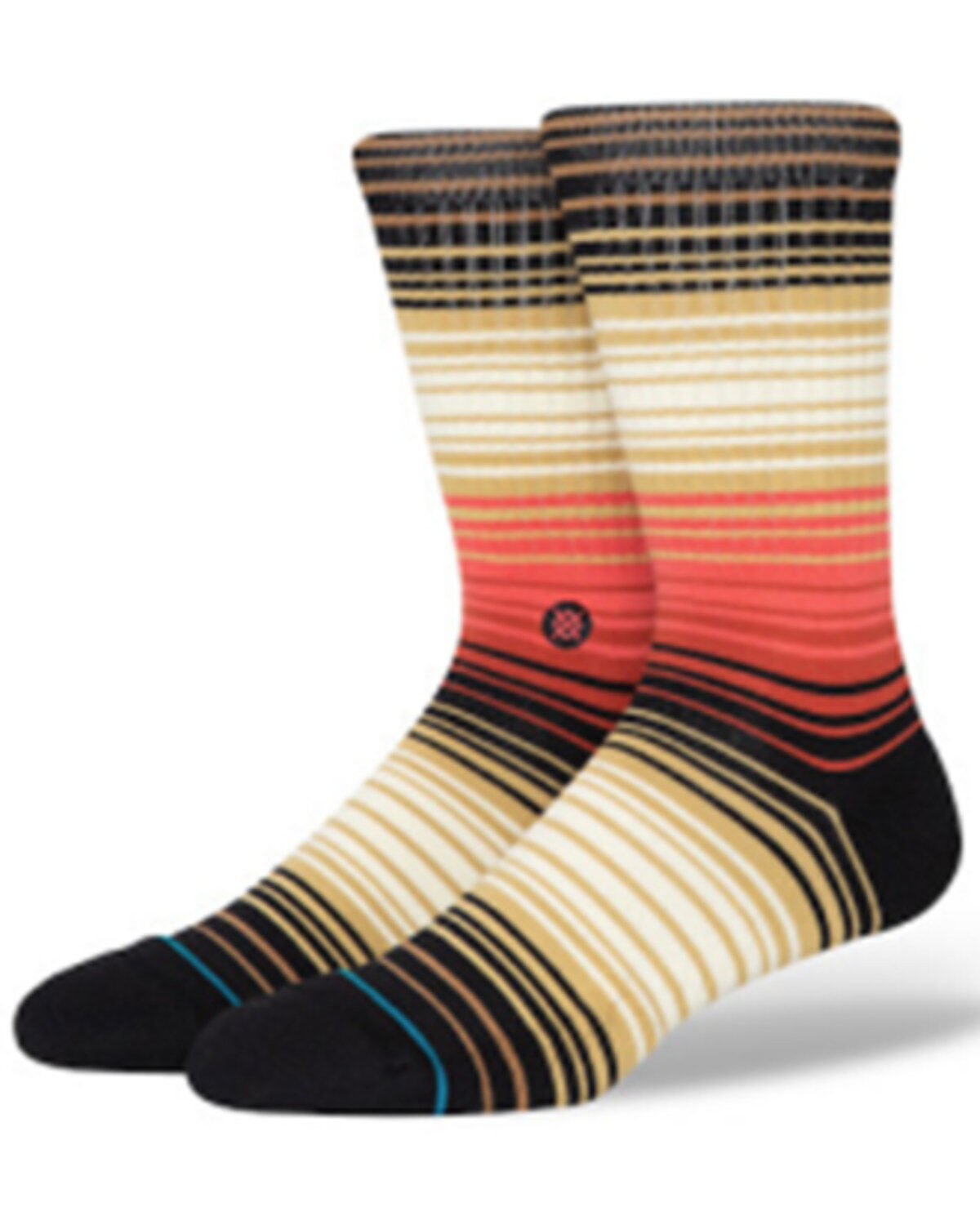 Image #1 - Stance Men's Pinnacle Crew Socks, Multi, hi-res