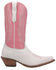 Image #2 - Dingo Women's Hold Yer Horses Vintage Western Boots - Snip Toe, Pink, hi-res