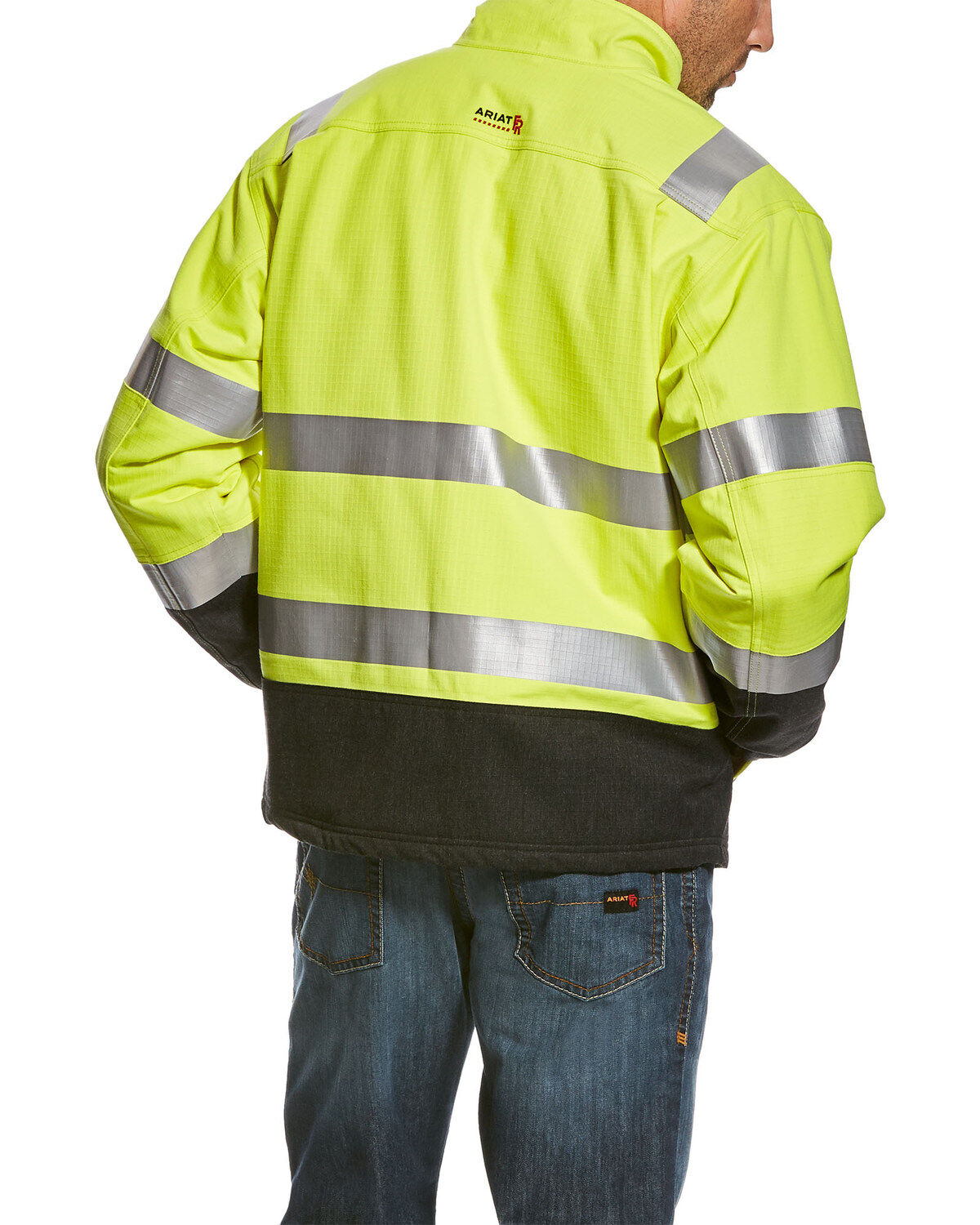 Image #2 - Ariat Men's FR HI-VIS Waterproof Jacket - Big, , hi-res
