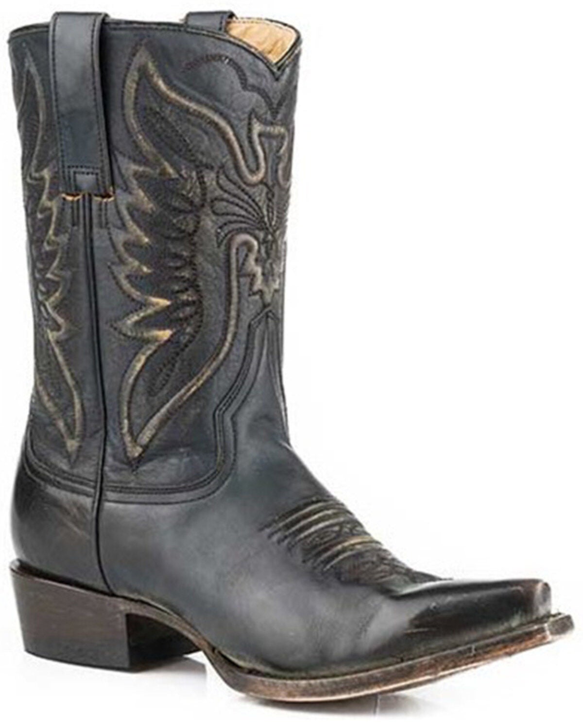 Stetson Women's Tate Western Boots - Snip Toe, Black, hi-res