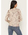Image #4 - Originality Women's Cow Print Button-Down Cardigan, Off White, hi-res