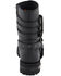 Image #4 - Milwaukee Leather Women's Triple Buckle Harness Moto Boots - Round Toe, Black, hi-res