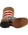 Image #5 - Roper American Flag Western Boots - Square Toe, Blue, hi-res