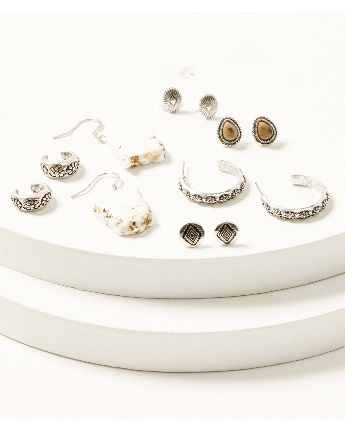 Idyllwind Women's Dorella Earring Set, Silver, hi-res